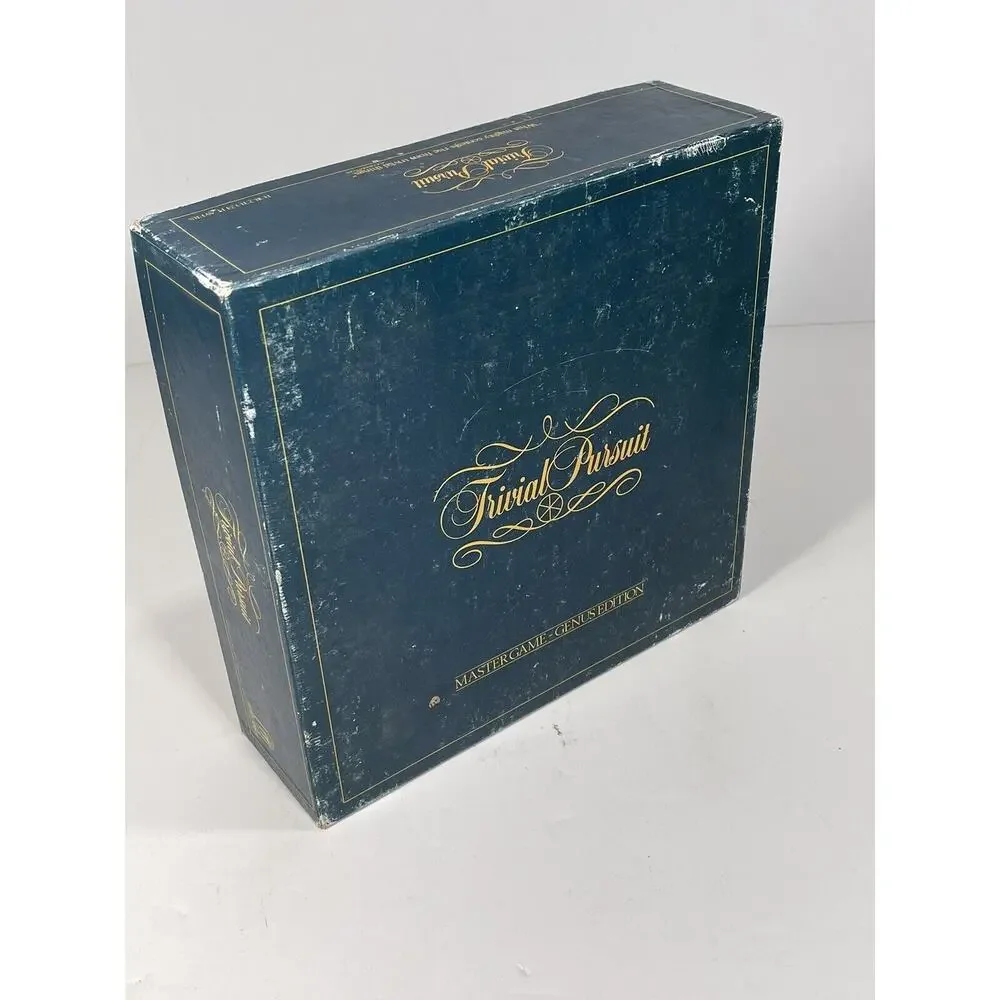 Trivial Pursuit Master Board Game Genus Edition Original Vintage 1981 Check Pict